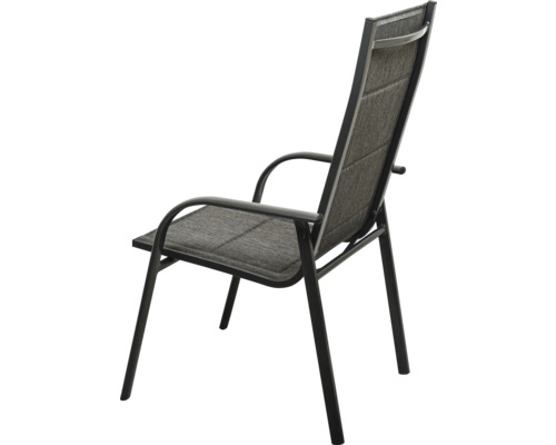 Gartenstuhl mit Armlehnen und Textilbespannung