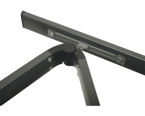 Detailansicht einer Tischbeinhalterung