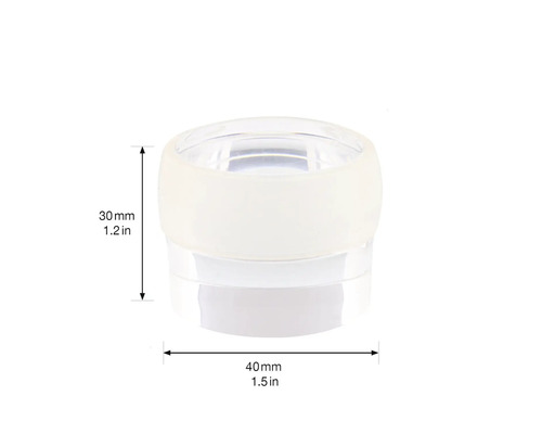 Tischbeingleiter mit den Maßen 40 mm mal 30 mm