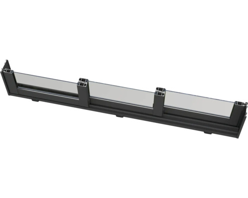 Glaselement für eine Terrassenüberdachung mit Aluminiumrahmen