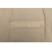 Schmutzmatte beeztees Nano Canvas Sleeper Cush 78 x 55 cm beige Mikrofaser, Microfaser