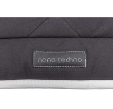 Schmutzmatte beeztees Nano Canvas Sleeper Grau 49 x 36 cm grau Mikrofaser, Microfaser