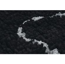 Schmutzmatte Dirty Dog Türmatte Pfoten152 x 76 cm schwarz Mikrofaser, Microfaser