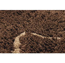 Schmutzmatte Dirty Dog Türmatte Runner Pfoten152 x 76 cm braun Mikrofaser, Microfaser