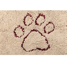 Schmutzmatte Dirty Dog Türmatte Runner Pfoten152 x 76 cm beige Mikrofaser, Microfaser