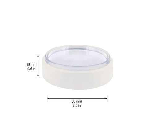 Runde Verteilerdose mit den Maßen 50 mm mal 15 mm