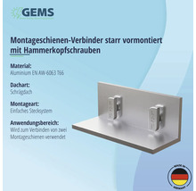 Schienenverbinder für Montageschienen von PV-Modulen starr-thumb-1