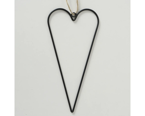 Dekoratives Herz aus Metall mit Aufhängung