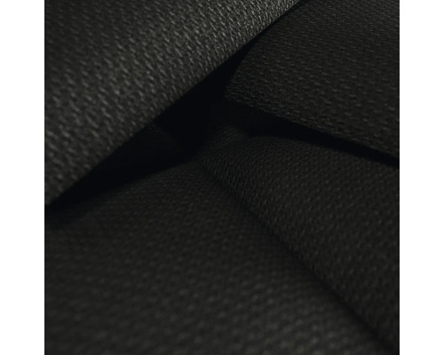 Nahaufnahme eines schwarzen Unkrautvlieses