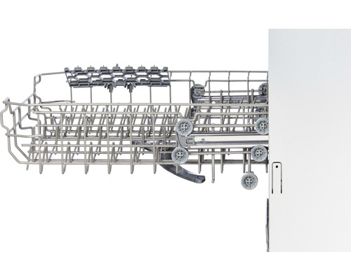 Geschirrspüler mit herausgezogenem Geschirrkorb