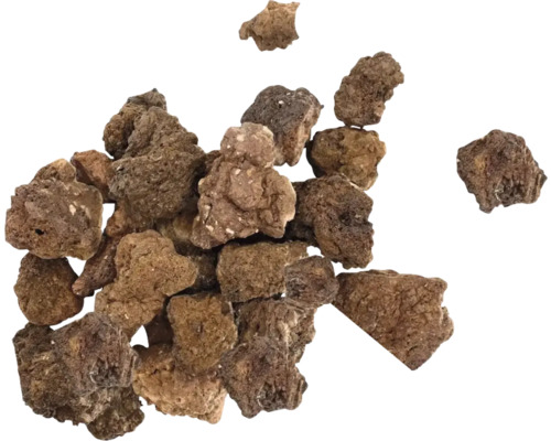 Braunes Lavagestein für den Garten