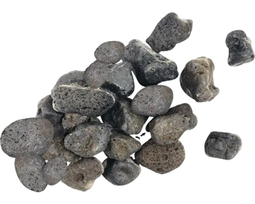 Lavasteine zur Gartendekoration