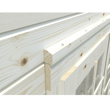 Detailaufnahme von Holzbauelementen