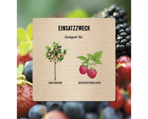 Anwendungsbereich: Geeignet für Obstbäume und Beerensträucher.