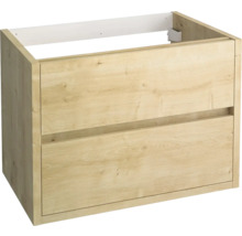 Waschbeckenunterschrank mit zwei Schubladen in Holzoptik