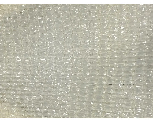 Nahaufnahme eines transparenten Schattierungsnetzes.