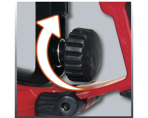 Drehknopf zum Einstellen des Winkels