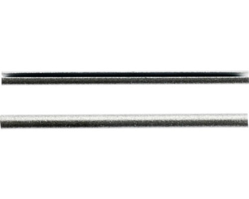 Zwei Metallleisten im Detail.