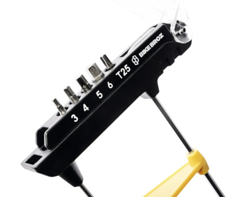 Bike Broz Multitool mit verschiedenen Schraubenschlüsseln
