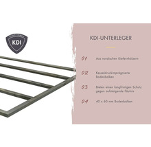 Saunahaus Karibu Hybrid 2 inkl. 9 kW Bio Ofen u.ext. Steuerung mit Fenster und Ganzglastür aus Klarglas Metallumrahmung anthrazit
