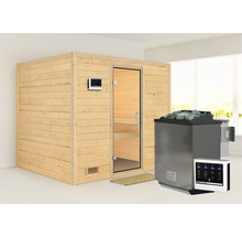 Sauna mit Saunaofen und Steuerung