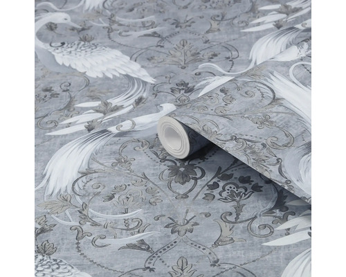 Tapetenrolle mit Vogelmuster