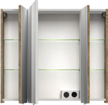 Jungborn Spiegelschrank VENTITRE 80 x 17 x 70,3 cm eiche ribbeck 3-türig J850.698050