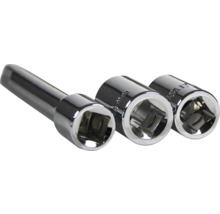 1/2" Drehmomentschlüssel cartrend, 40 - 210 Nm inkl. 2 Stecknüssen (17 und 19 mm)