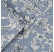 Blumentapete mit floralem Muster