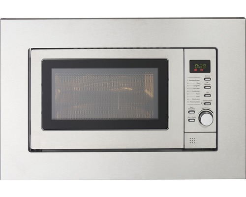 Einbaumikrowelle aus Edelstahl