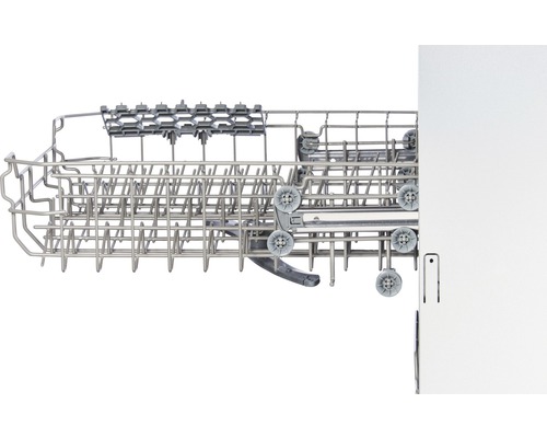 Ausziehbarer Geschirrspülerkorb mit Rollen