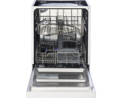 Offener Geschirrspüler mit Innenleben