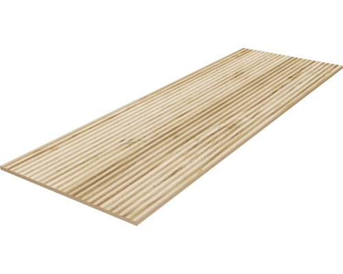 Holzdiele mit geriffelter Oberfläche