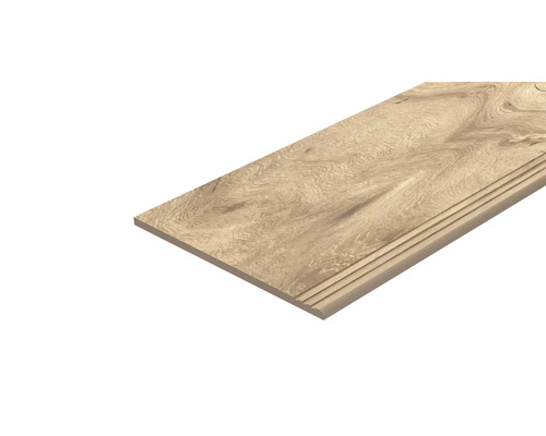 Holztreppenstufe mit Holzstruktur