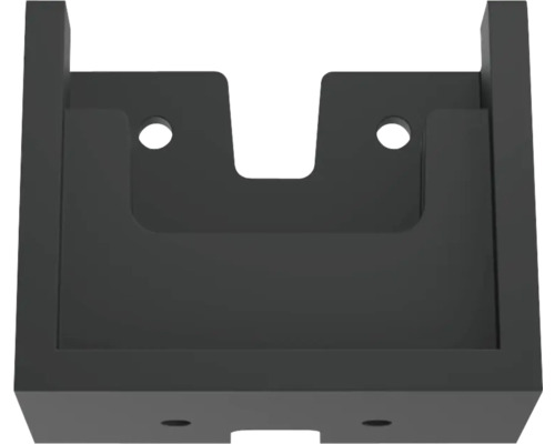 Schwarzer Briefkasten zur Wandmontage