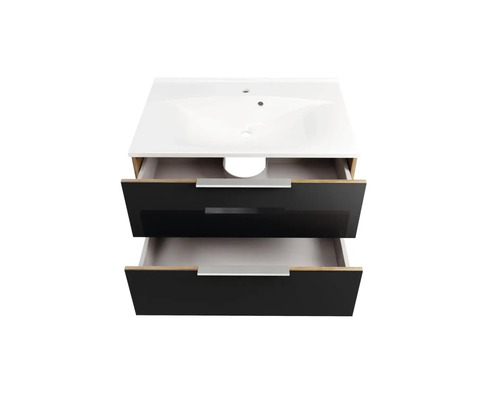 Waschtisch mit zwei offenen Schubladen