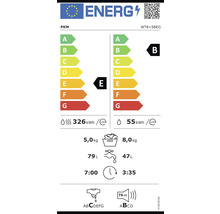 Energielabel PKM Waschtrockner WT8+5BEG