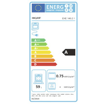 Exquisit Energieeffizienzlabel EHE 146-2.1 mit Energieeffizienzklasse A