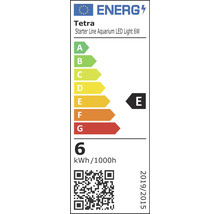 Energielabel für Tetra Starter Line Aquarium LED Lampe 6 Watt