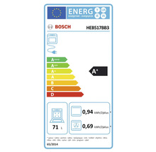 Bosch Herd HEB517BB3 Nutzvolumen 71 l Maße BxHxT 59,4 cm x 59,5 cm x 54,8 cm