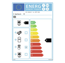 Vaillant Energielabel VC 104/4-7 A, VRT 350