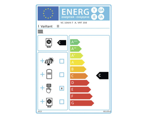 Vaillant Energieeffizienzlabel C