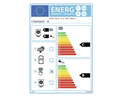 Vaillant Energieetikett