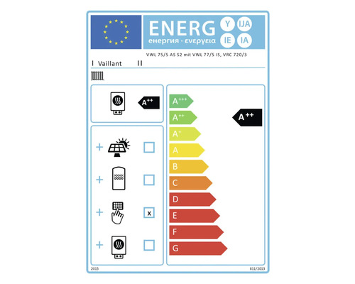 Vaillant Energielabel