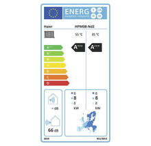 Haier Heizkörper Energielabel mit Effizienzklasse A plus plus plus