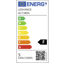 Energieeffizienzlabel LEDVANCE AC73894 mit der Effizienzklasse F