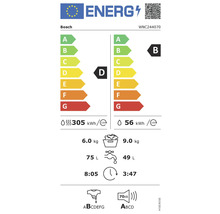 Bosch Energielabel WNC244070 mit Energieeffizienzklasse B