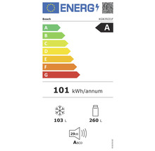 Bosch Energielabel mit der Energieeffizienzklasse A