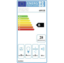 Energielabel PKM 6091H mit Energieeffizienzklasse B