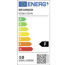 Energielabel mit der Energieeffizienzklasse F